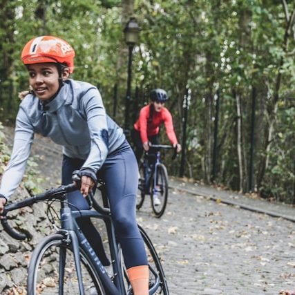 woman cyclist